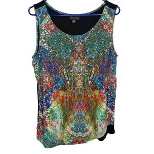 Apropos Wrap Style Colorful Tank Medium